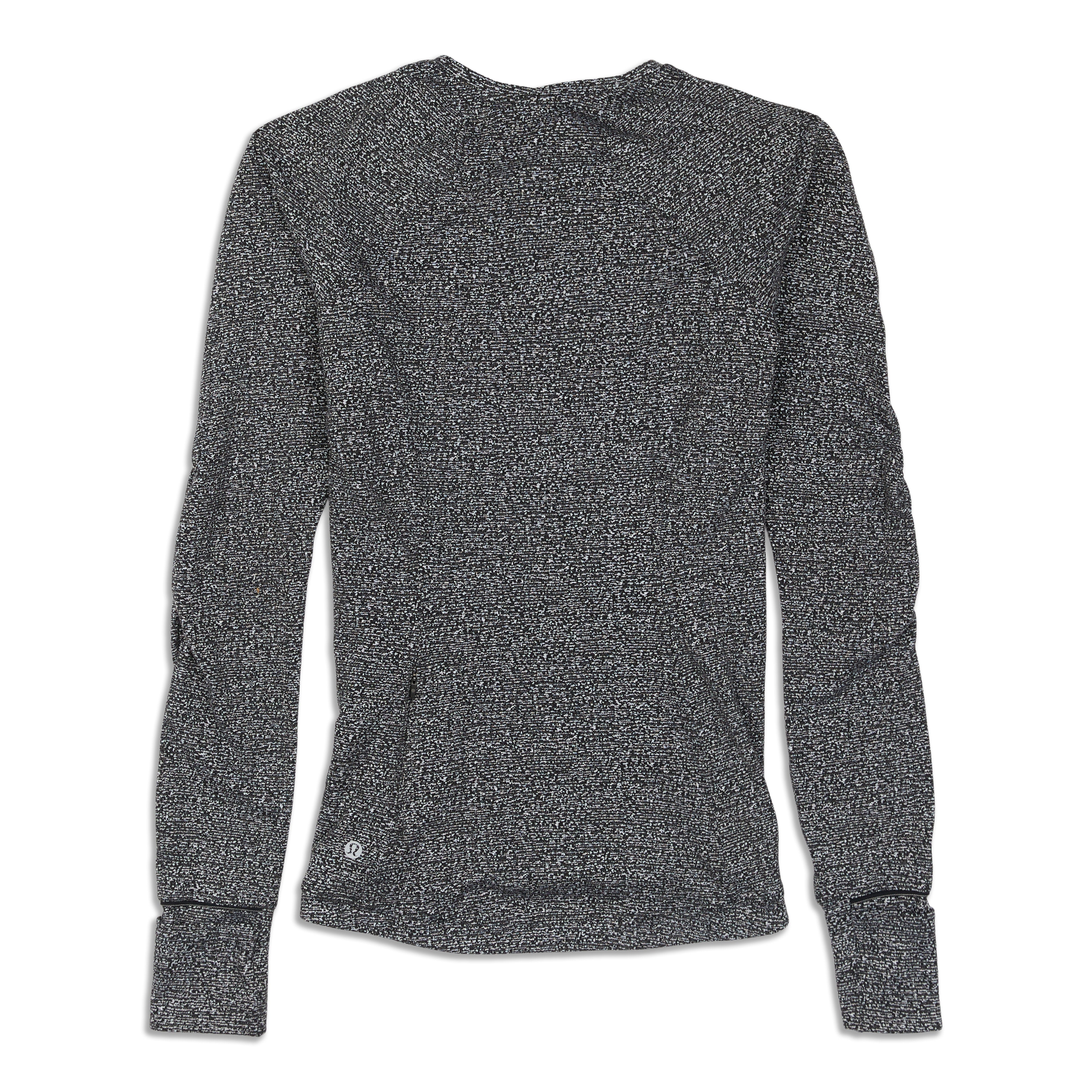 Lululemon Runderful Long Sleeve crew neck top in heathered misty merlot purchases