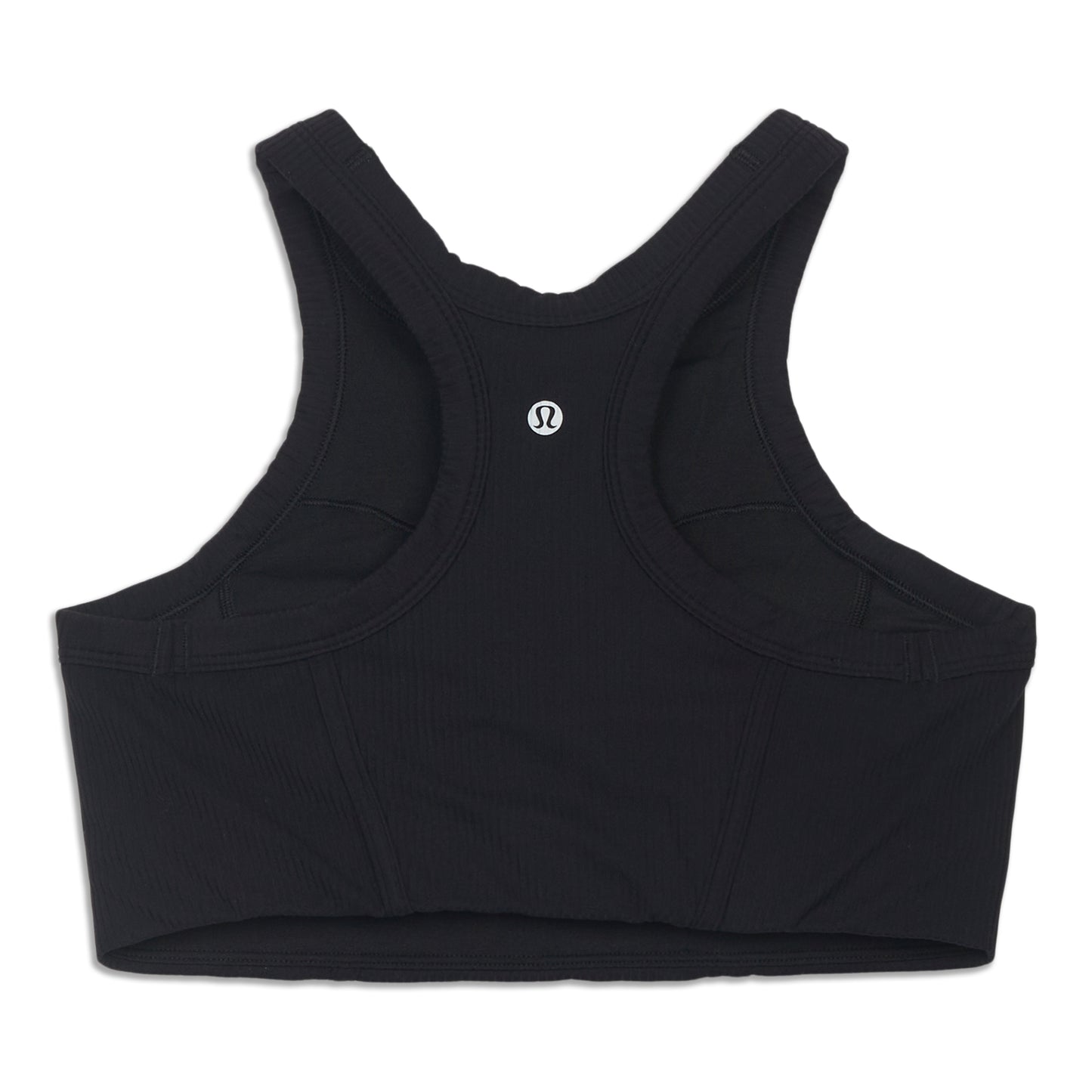 Ribbed High-Neck Yoga Bra - Resale