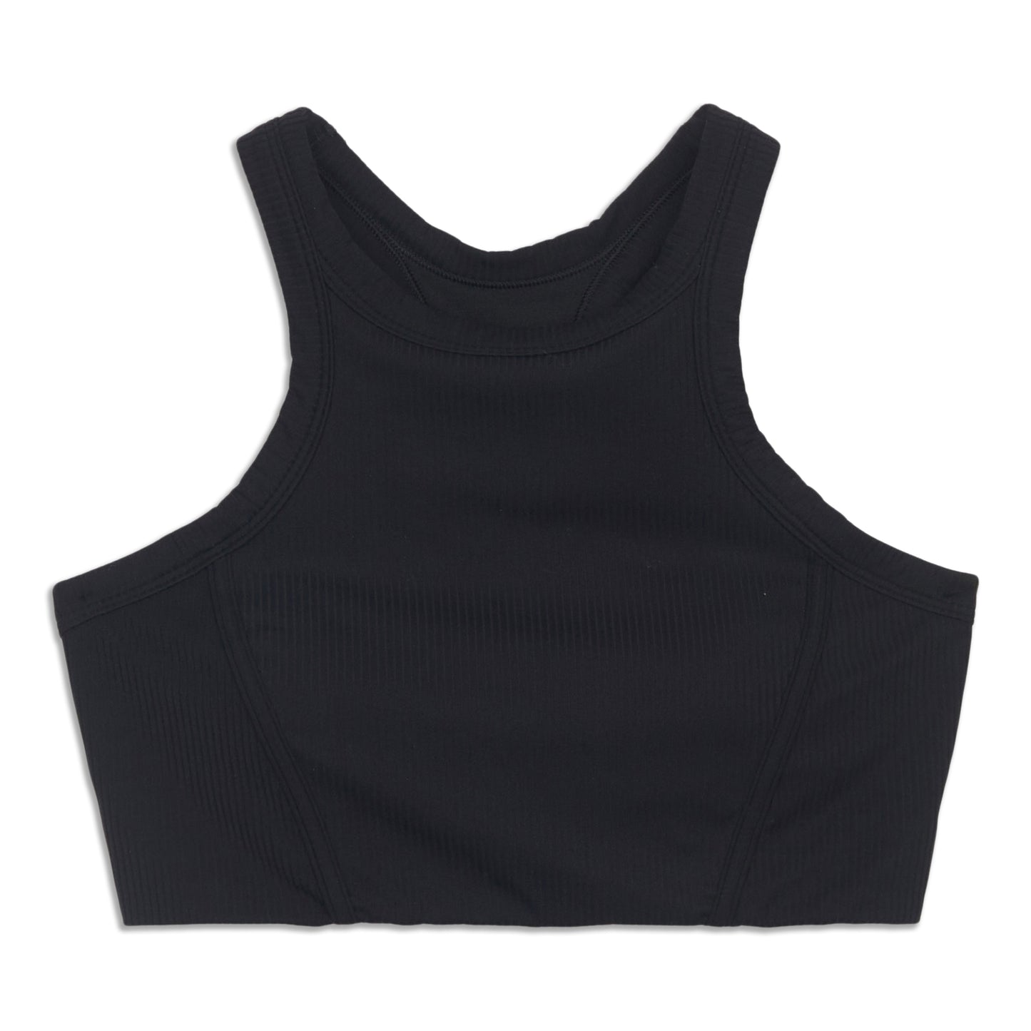 Ribbed High-Neck Yoga Bra - Resale