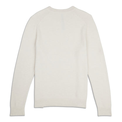 Textured Knit Crewneck Sweater - Resale