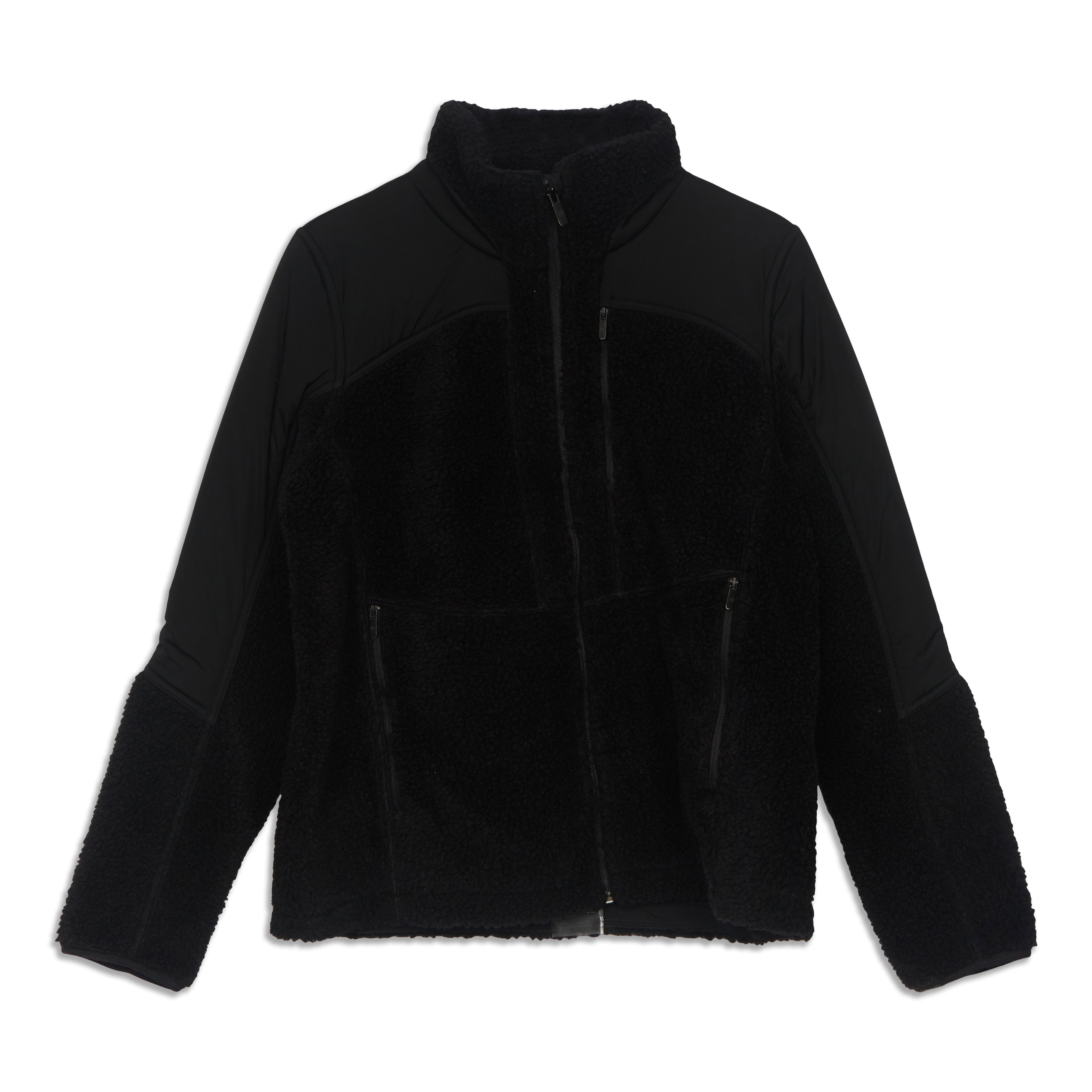 Textured Fleece Full Zip Jacket - Resale