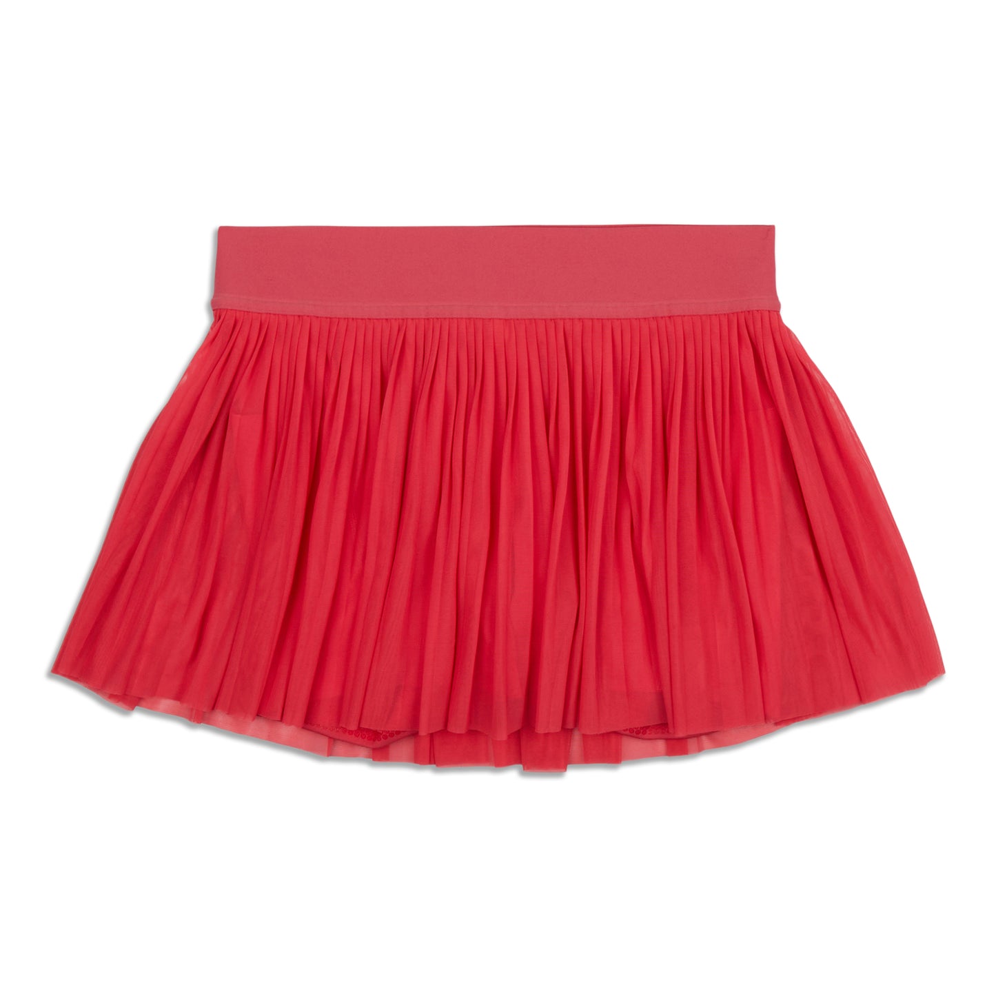 Mesh Pleats Mid-Rise Mini Tennis Skirt - Resale